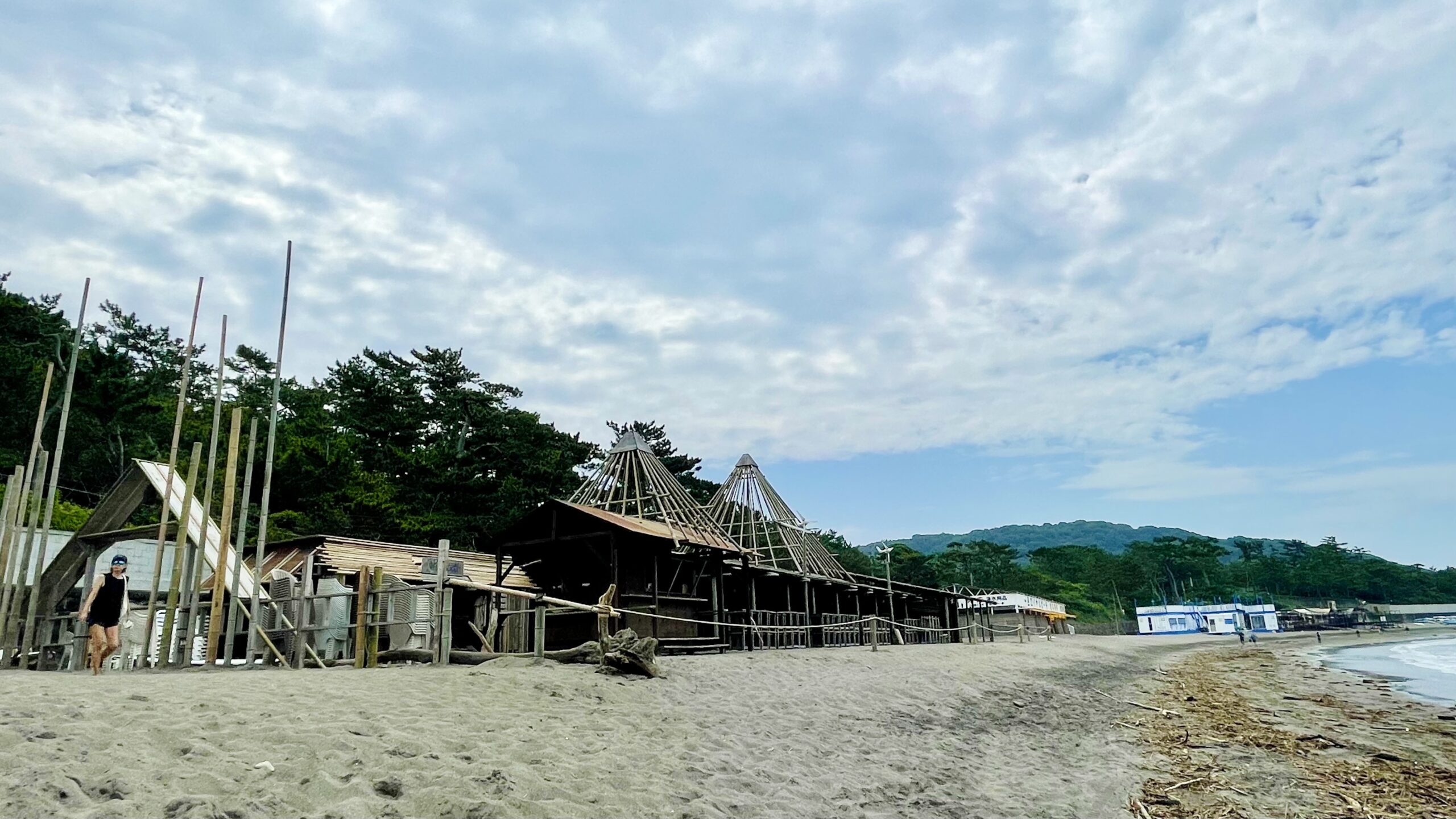 海の家　BlueMoon　環境　音楽　葉山　一色海岸　洗剤